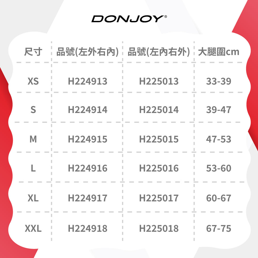 【DONJOY】OA彈力矯正護膝OA Reaction Web H224913